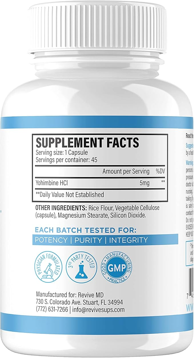 Revive MD Yohimbine HCL