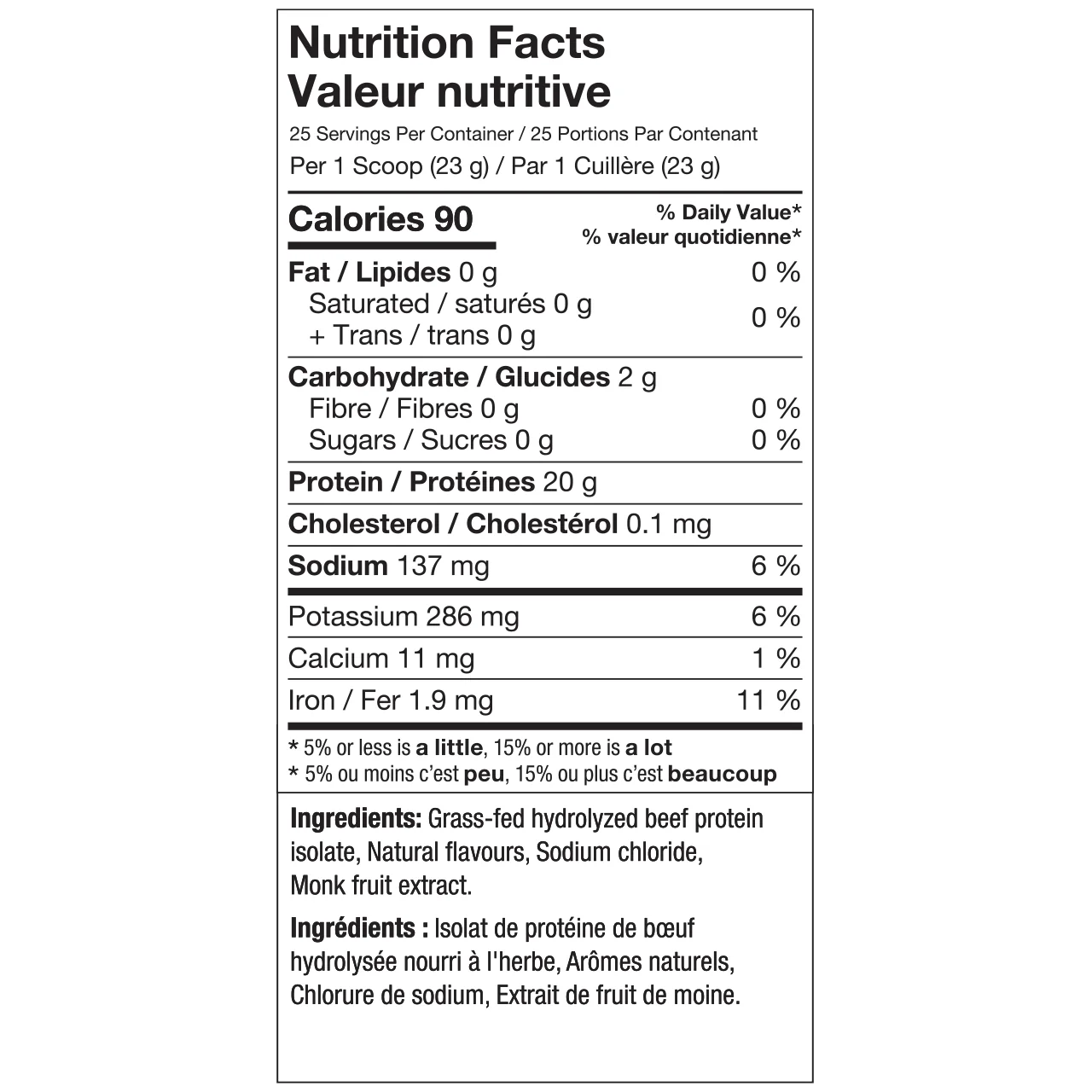 ALT Beef Protein 25 Serv tub, featuring hydrolyzed grass-fed beef protein isolate, naturally flavored and sweetened, ideal for fitness enthusiasts seeking non-dairy protein supplementation.