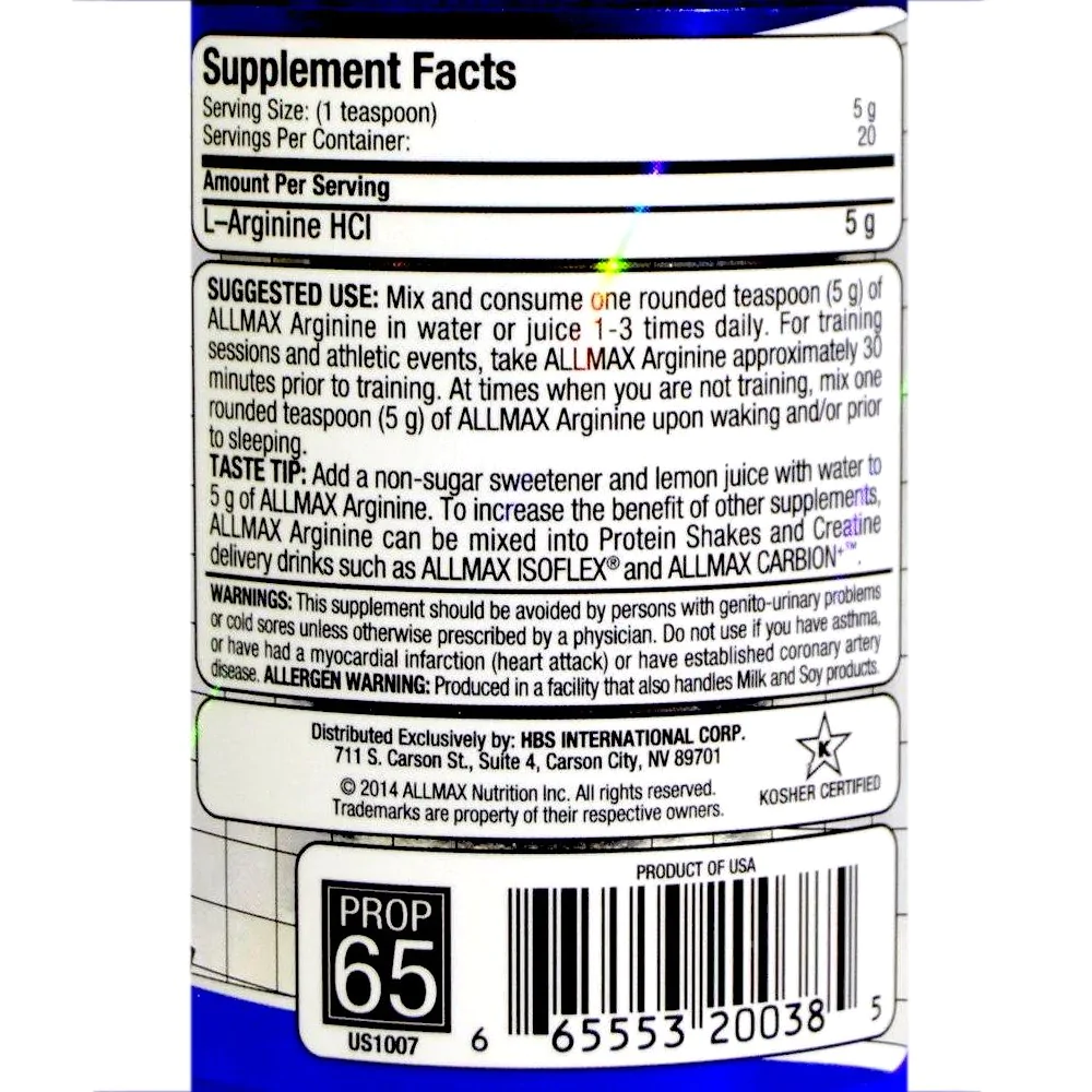 Allmax Arginine HCL