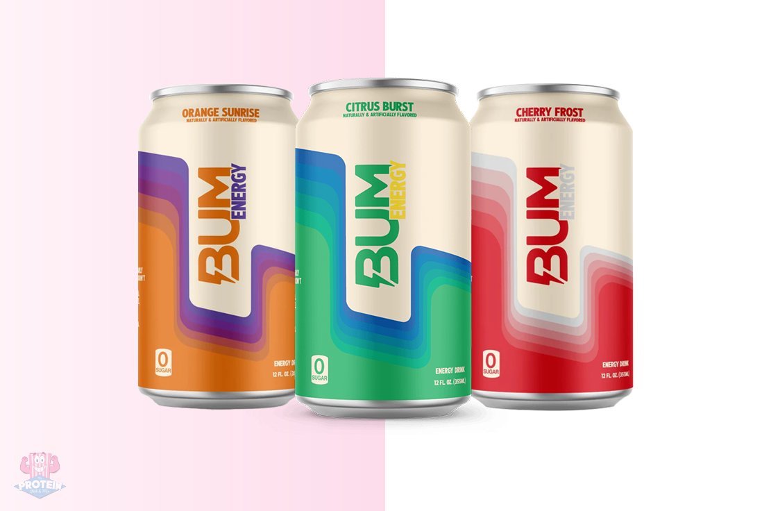 CBUM Energy RTD cans, featuring natural caffeine and Cognizin for clean energy and focus, displayed in a set of 12 aluminum cans.