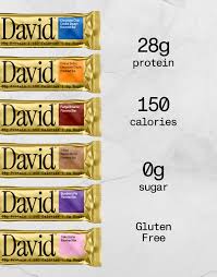 David Protein Bars in gold packaging, designed to boost muscle and reduce fat, featuring a high protein blend and low-calorie impact for fitness enthusiasts.