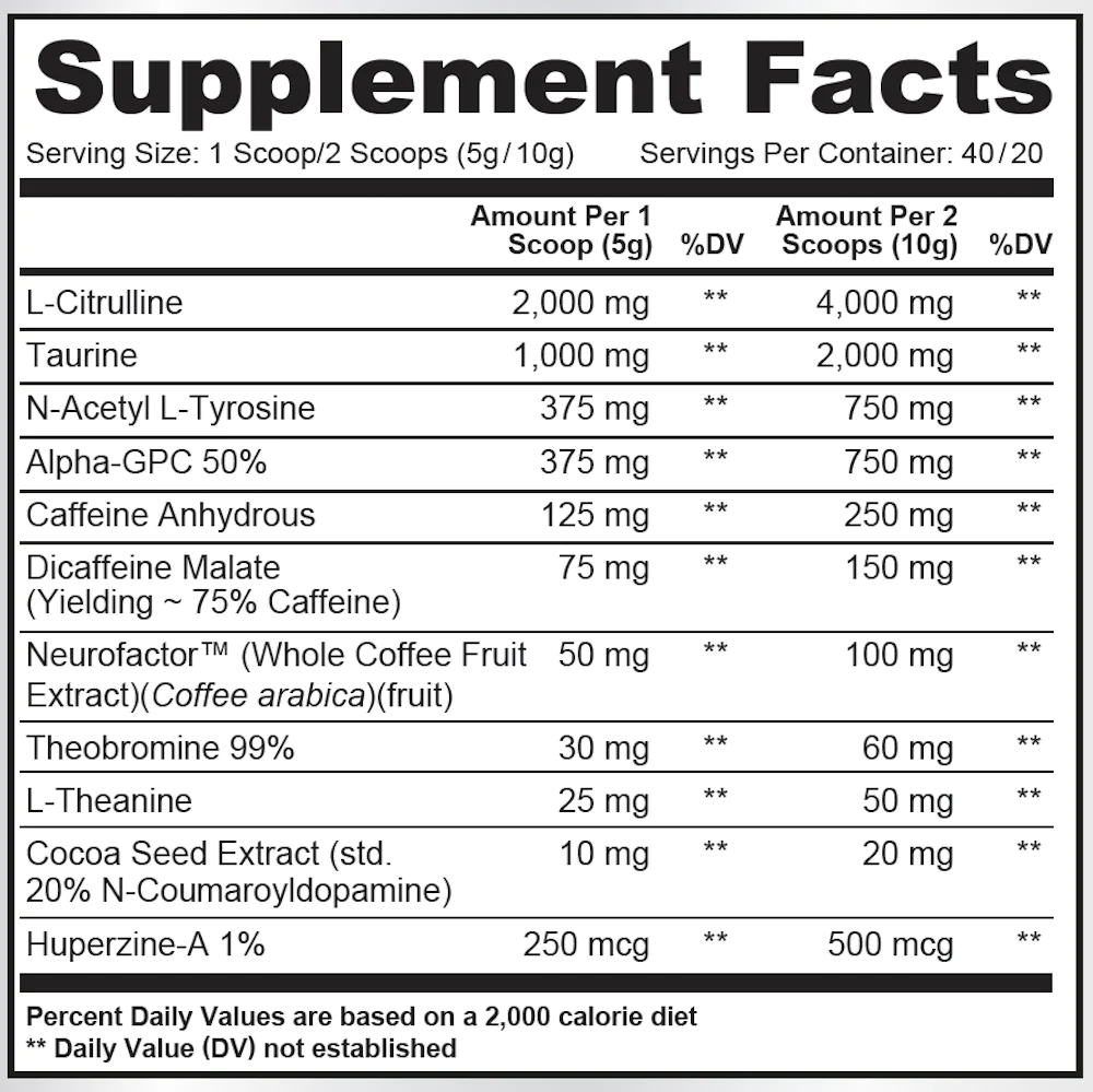 Cutler Prevail Pre Workout