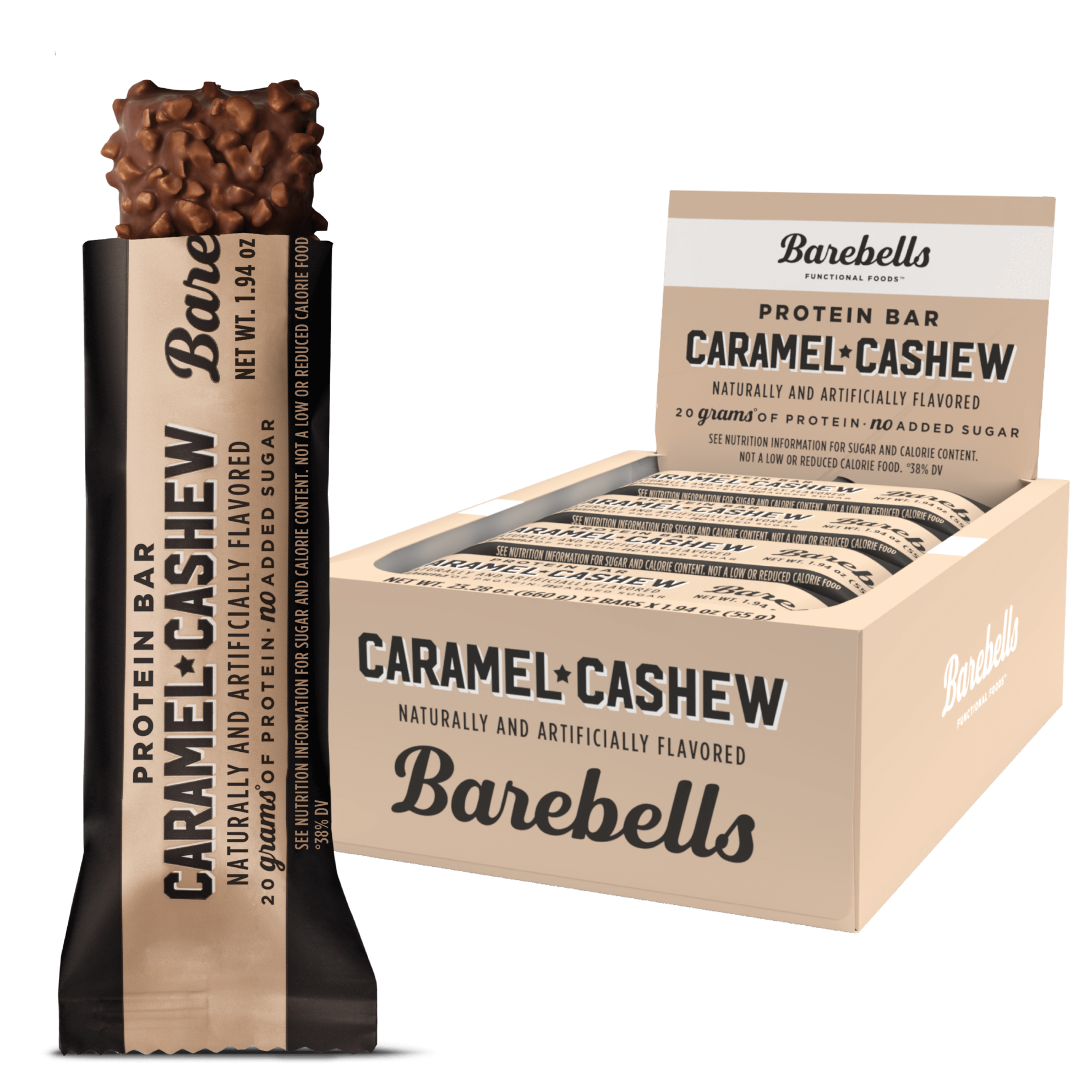 Barebells Protein Bars box, featuring 15-20g protein per bar, ideal for fitness enthusiasts seeking a flavorful, high-protein snack.