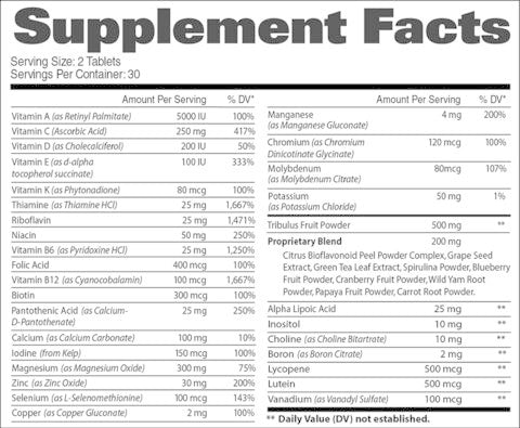 GAT Mens Multi + Test
