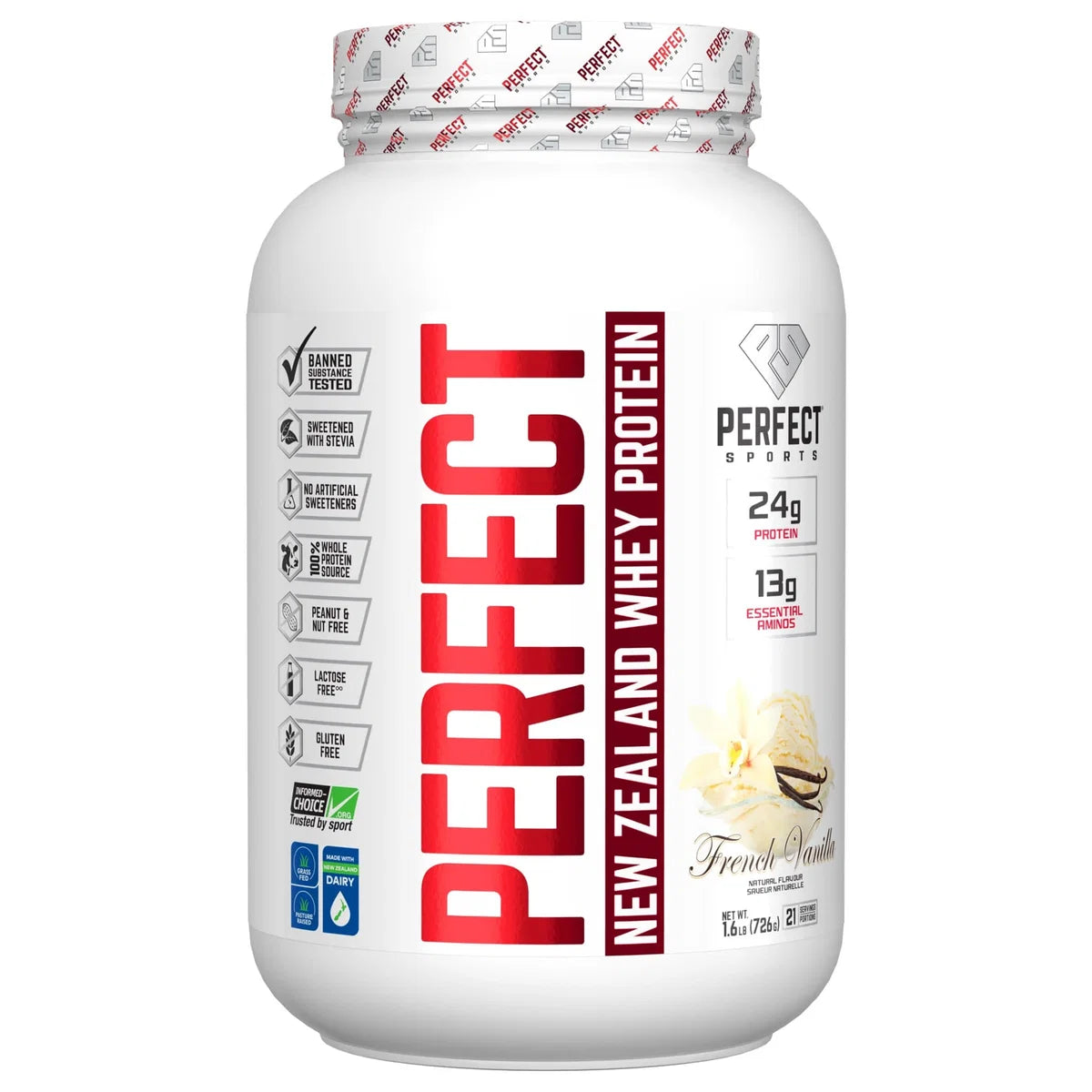 Perfect Sports Perfect Whey Concentrate 1.6lb