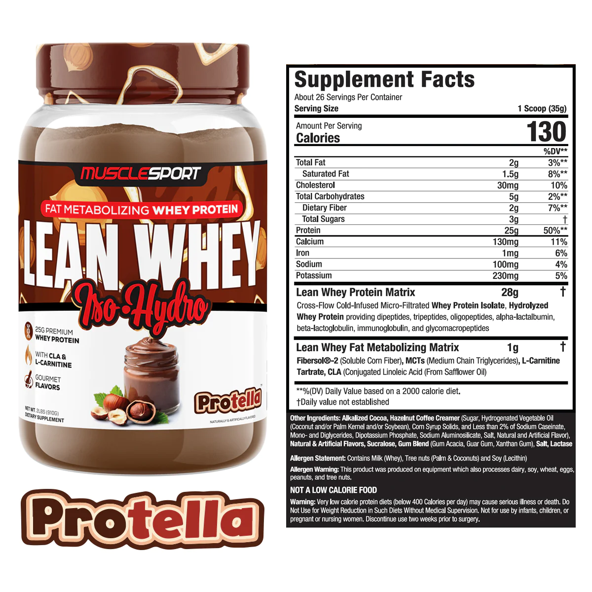 MuscleSport Lean Whey 2lbs