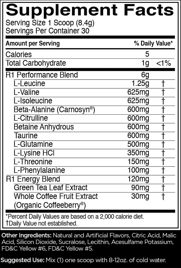 Rule 1 Pre Amino 30 Serv