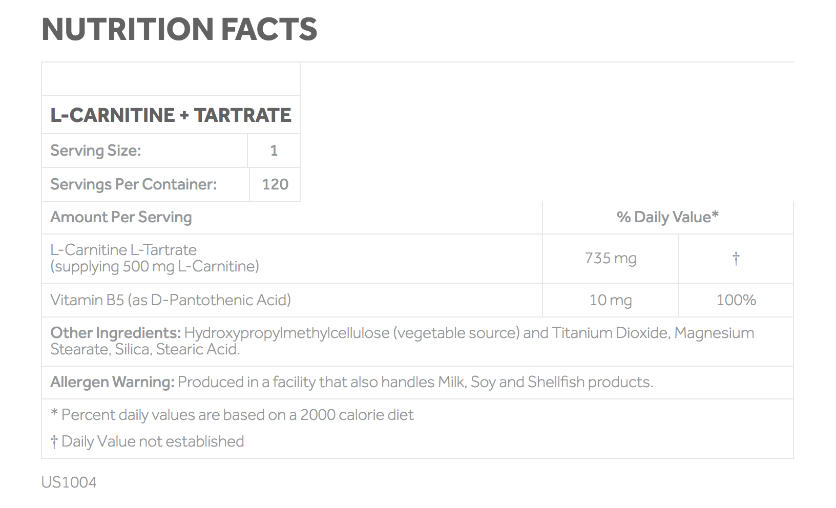 Allmax L-Carnitine 120 Cap