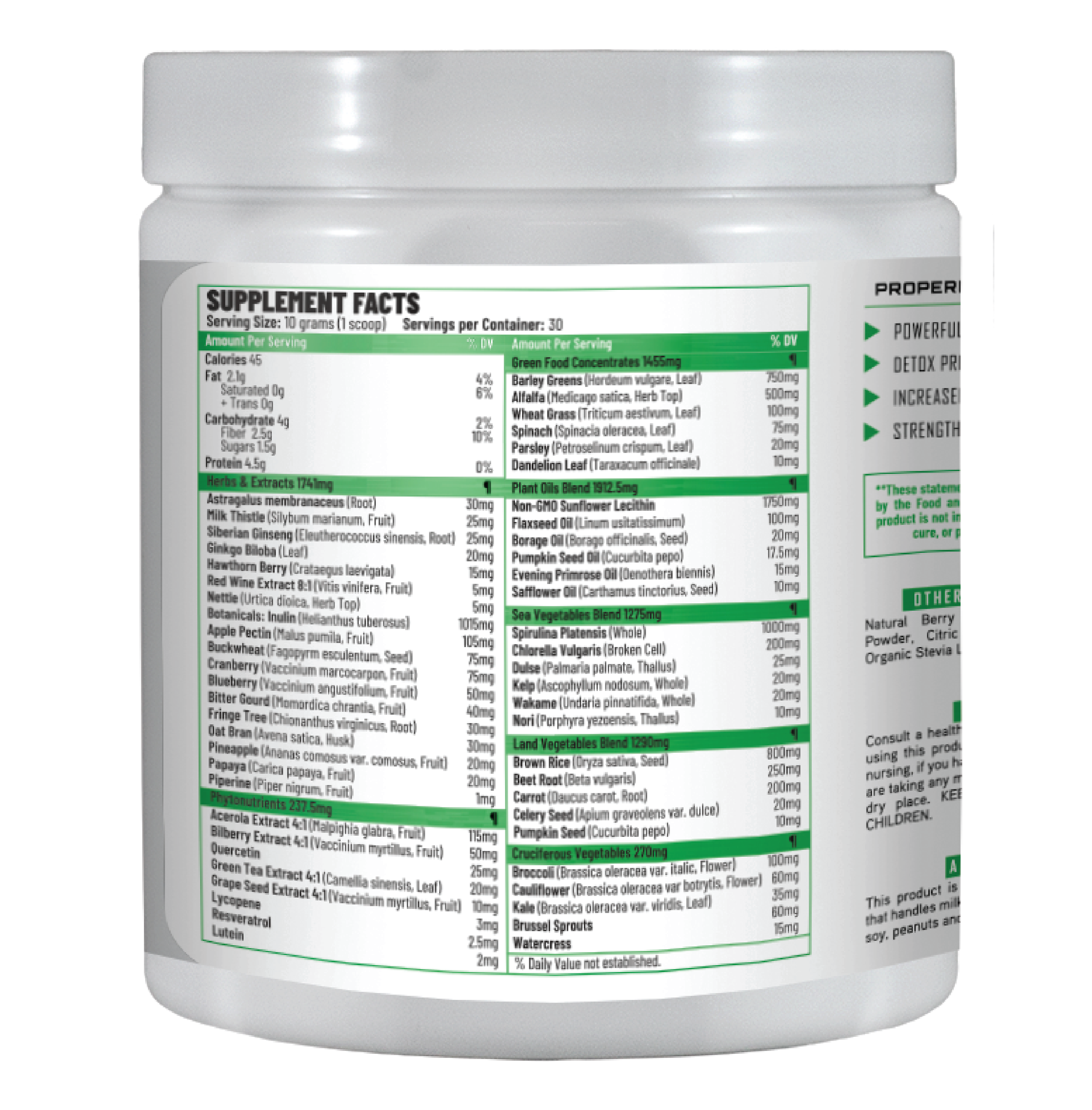 SIX Vitality Superfoods 30 Serv